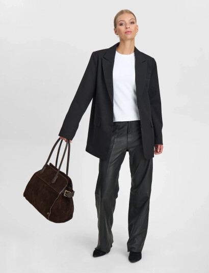 DEPECHE Shopper - Brown - ONE SIZE DEPECHE Shopper - Brown - ONE SIZE