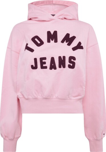 Tommy Jeans Tjw Ovs Sh Tommy Arch Hoodie PINK SUGAR M