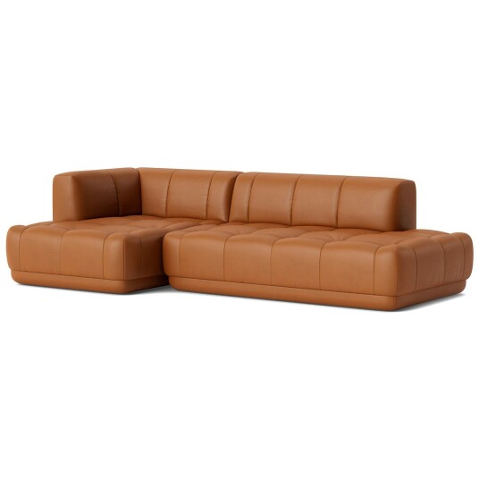 Hay Quilton 3,5 Setersofa Konfigurasjon 21 Venstre Skinn Nevada NV2488