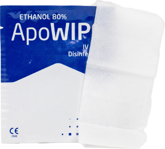 ApoWipe IV-port desinfeksjon servietter 200 stk