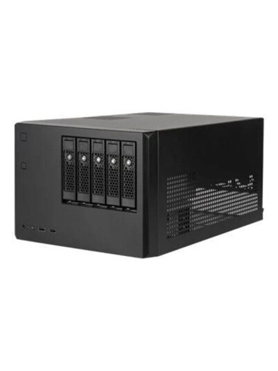 SilverStone CS351 ATX Kabinett Svart med USB og Lyd SilverStone CS351 ATX Kabinett Svart med USB og Lyd