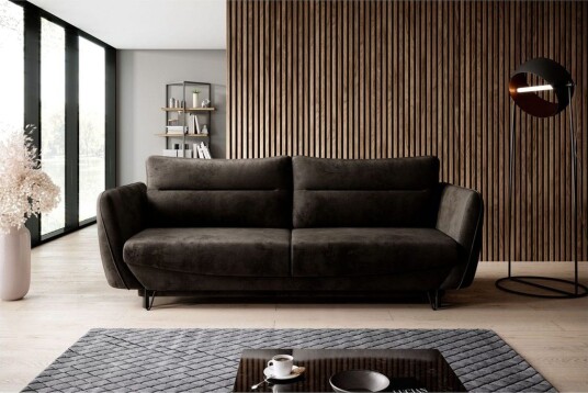 Sofa Eltap Silva 236x95x90 cm Nube 22 Mørk Brun