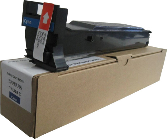 TB Toner Cyan (8.000 sider) erstatter Konica-Minolta A0DK453/TN318C TB Premium toner