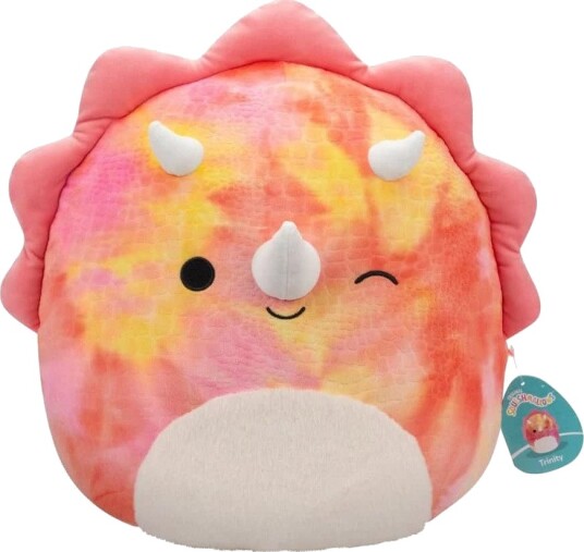 Squishmallows Kosedyr 40 cm Trinity Triceratops