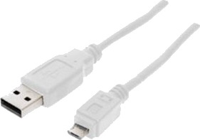 Shiverpeaks Bs77182-W 1,8 M Usb A Micro-Usb B Usb 2.0 Hankjønn/Hankjønn Hvit