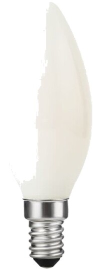 Spl E14 4W dimbar LED kronepære DimToWarm 2000 2700K opalglass filament Dimbar : Dimbar Kulør : Dim to warm