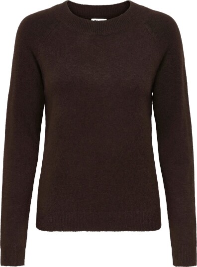 ONLY Onlrica L/S Pullover Knt Noos Brown S