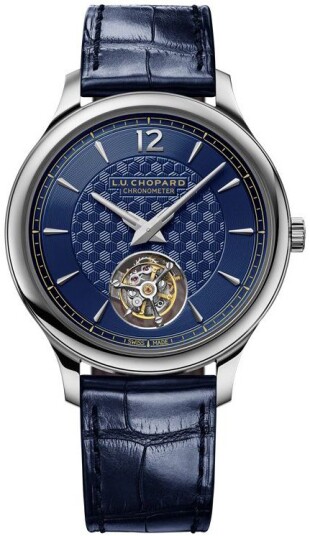 Chopard Herreklokke 161978 1001 L.U.C Blå/Lær Ø40 mm