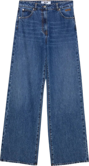 Msgm Dame Jeans Blå S,