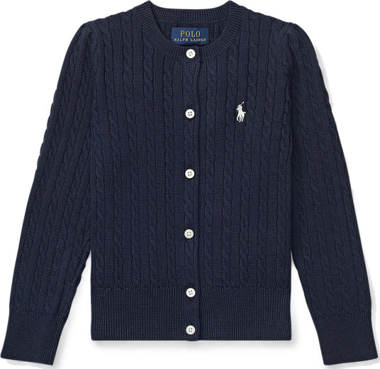 Polo Ralph Lauren Girl Cardigan Hunter Navy 5 år Polo Ralph Lauren Girl Cardigan Hunter Navy 5 år