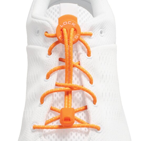 Lock Laces No Tie Shoelaces Orange OneSize Lock Laces No Tie Shoelaces Orange OneSize