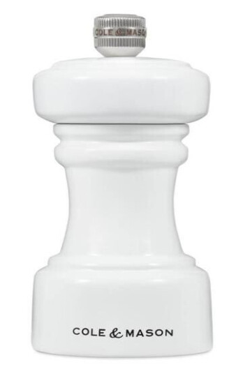Cole & Mason Hoxton saltkvern 10 cm hvit