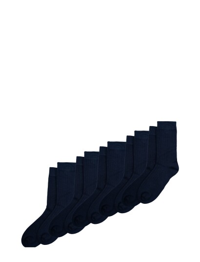 minipop Minipop® Noos Bamboo Socks 5 Pack - Navy - 19/22Y minipop Minipop® Noos Bamboo Socks 5 Pack - Navy - 19/22Y