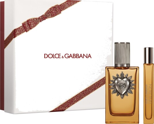 Dolce & Gabbana Devotion Pour Homme Gavesett med Parfum 100 ml og Travel Spray