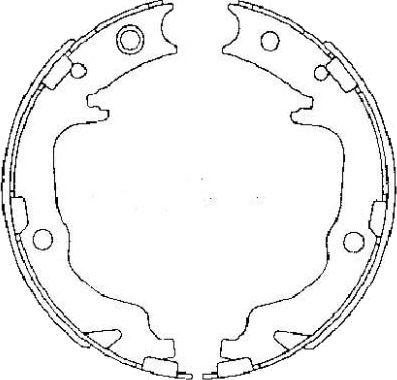 Bremseskosett håndbrems PAGID H1738N