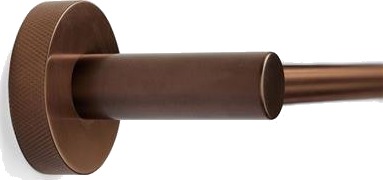 Blue Label Enkelt Håndklædestang I Længde 45 Cm - Børstet Bronze