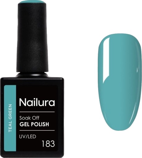Nailura Gelpolish 183 – Tealgrønn – 10 ml