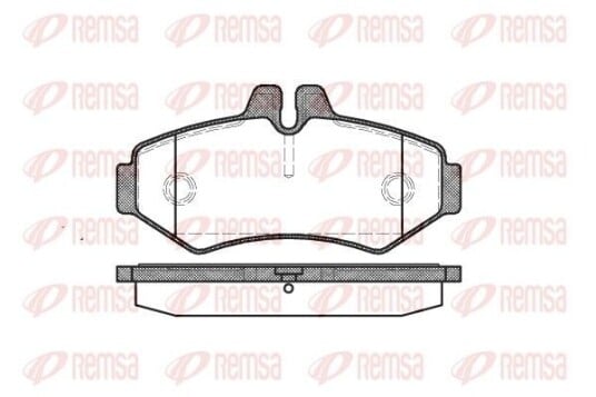 Bremseklosser REMSA 0733.00 Bremseklosser REMSA 0733.00