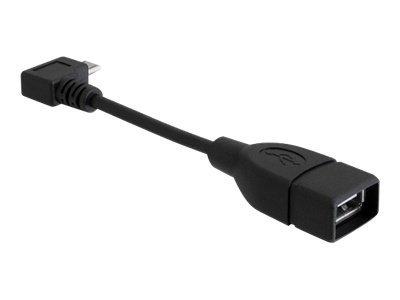 Delock USB-kabel - USB til Micro-USB type B - 11 cm