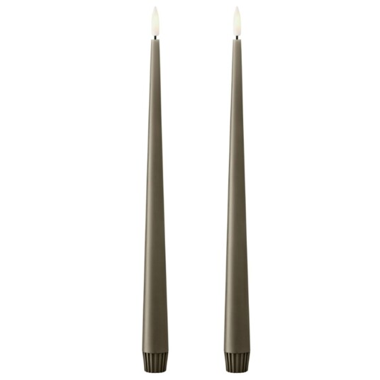 Ester & Erik Led Stearinlys 2 pk 30 cm Caviar