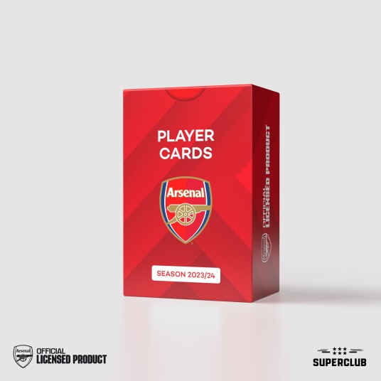Superclub: Arsenal Player Cards 2023/24 - Brettspill fra Outland