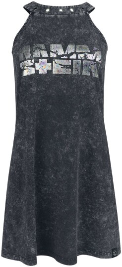 Rammstein Kort kjole S til XXL Damer mørkegrå