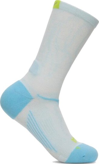 Hoka U Clifton Crew Run Sock Glimmering Blue