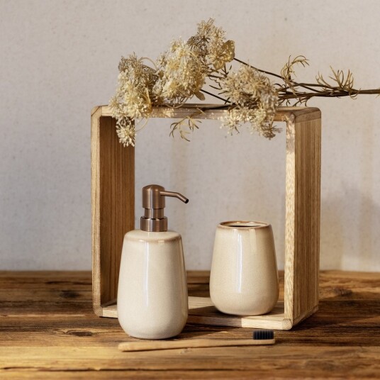 WENKO SIRMIONE SÅPEDISPENSER BEIGE