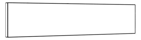 NOREMA HILL REN HVIT FORSTYKKE LUX FOR 60 CM SKAP JPW129716