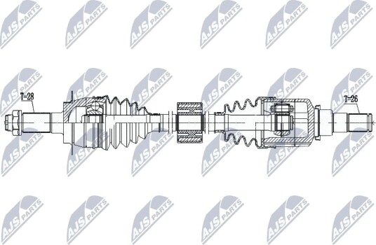 Nty Drivaksel NTY NPW SU 060