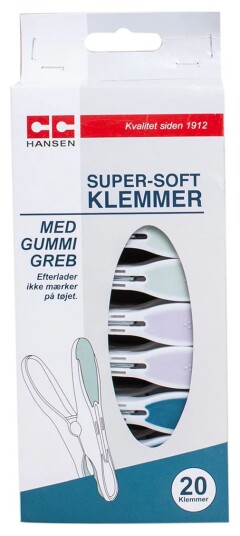 CC Hansen Supermyke Klesklyper 20 stk