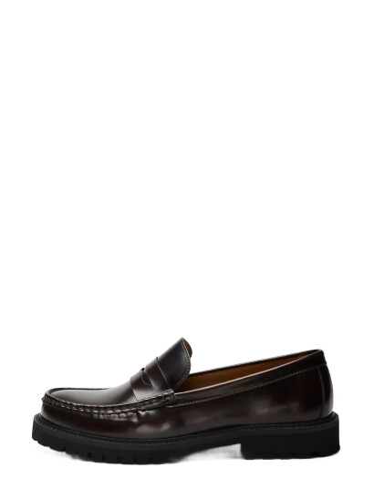 Selected Slhhugo Leather Plain Penny Loafer Noos - Brown - 45 Selected Slhhugo Leather Plain Penny Loafer Noos - Brown - 45