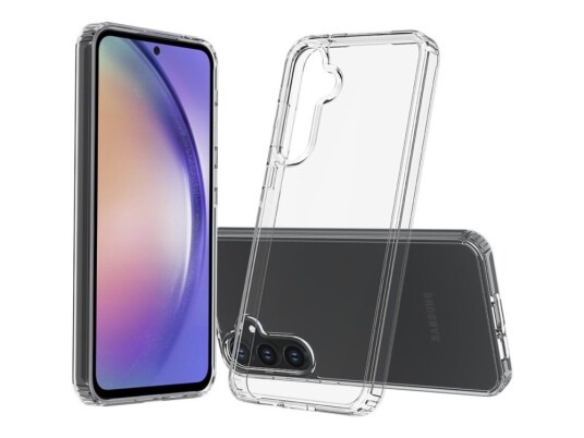 Screenor Hybrid Bumper - Baksidedeksel For Mobiltelefon - Termoplast-Polyuretan (Tpu) - Gjennomsiktig - For Samsung Galaxy A55