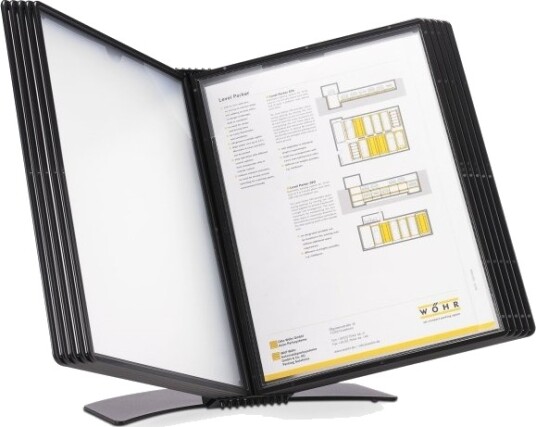 Tarifold A4 Registersystem Inkludert 10 Lommer Svart Tarifold A4 Registersystem Inkludert 10 Lommer Svart
