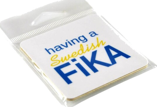 Mellow Design - Magnet Swedish Fika 6,5x6,5 cm