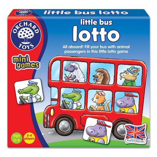 Orchard Little Bus Lotto Mini Spill for Barn 3+ år Orchard Little Bus Lotto Mini Spill for Barn 3+ år