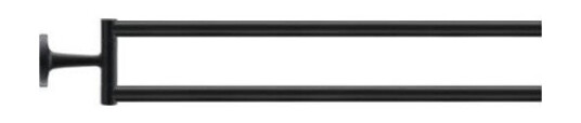 Duravit Starck T Svingbar håndkleholder, Matt sort Duravit Starck T Svingbar håndkleholder, Matt sort