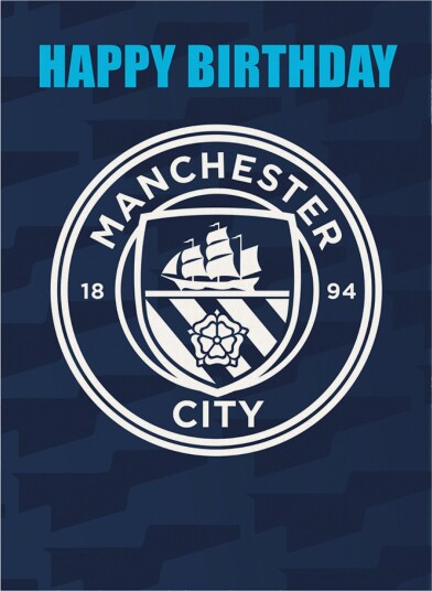 Hisab Joker Bursdagskort Manchester City 66978