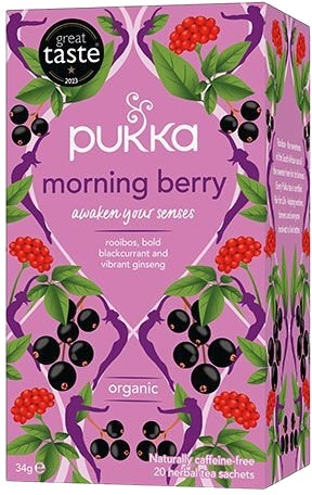 Pukka Morning Berry Te Pukka Øko - 20 Poser Pukka Morning Berry Te Pukka Øko - 20 Poser