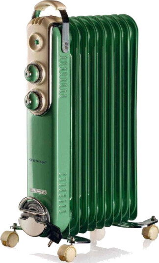 Ariete Vintage Oljeradiator 2000W - 9 Finner - Grønn