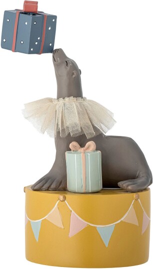 Bloomingville Mini Flor Lysestake sjøløve 19 cm i Polyresin Bloomingville Mini Flor Lysestake sjøløve 19 cm i Polyresin