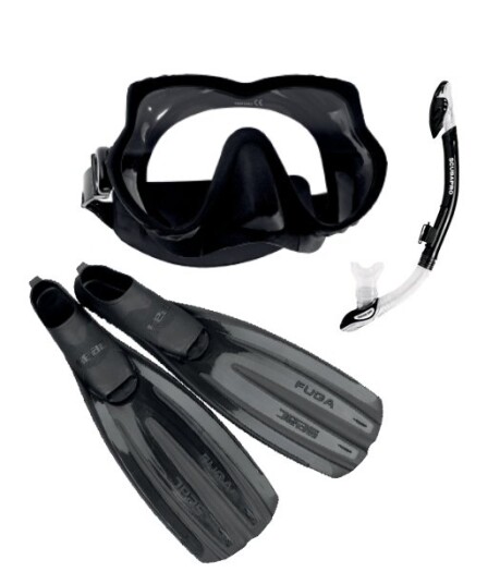 Scubapro snorkelsæt PLATIN med finner Scubapro snorkelsæt PLATIN med finner
