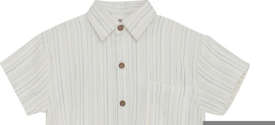 En Fant Shirt SS Woven Eggnog (134 / 9 år)