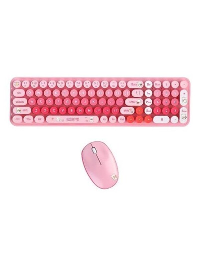 Mofii Wireless Tastatur & Mussett Rosa