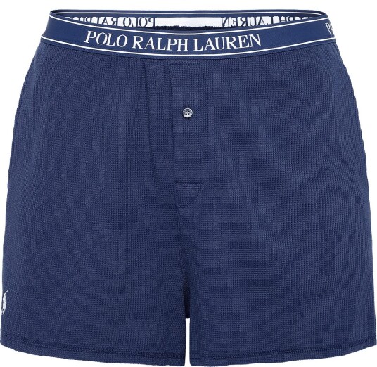 Polo Ralph Lauren Intimates Waffle Knit Boxer   Navy   L