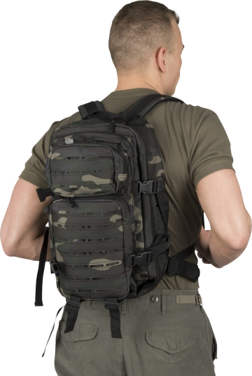 Brandit Ryggsekk US Cooper Lasercut Medium Dark Camo 30L Brandit Ryggsekk US Cooper Lasercut Medium Dark Camo 30L