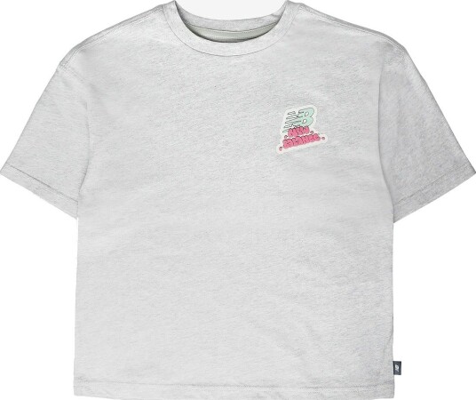 New Balance Sticker Pack Graphic Tee ASH HEATHER 134