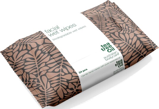 Australian Bodycare Facial wipes with Tea Tree Oil 24 stk