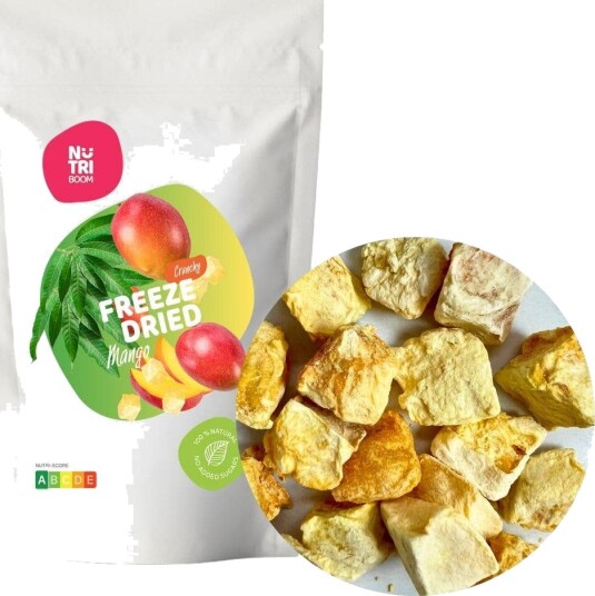Frystorkade Mangobitar | 100% Naturliga & Veganska