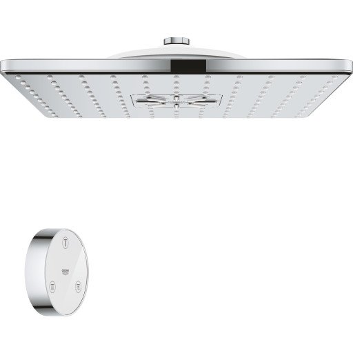 Grohe Rainshower Smartconnect 310 Cube, Vegg, Krom, G1/2